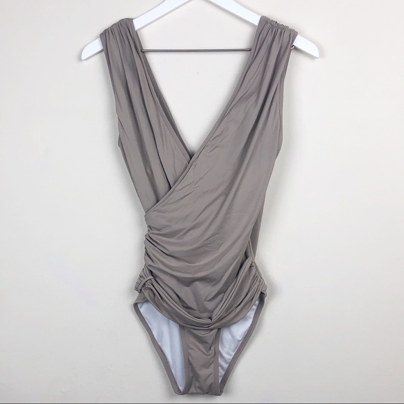 Vince Camuto Other - Vince Camuto Surplice-Neck One-Piece Swimsuit